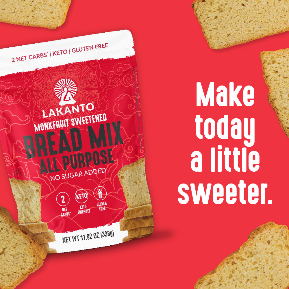 Make today a little sweeter with Lakanto All Purpose Bread Mix
