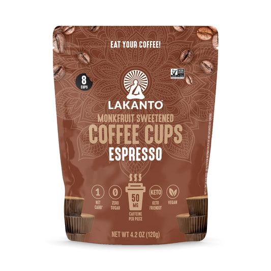 Lakanto Sugar Free Coffee Cups - Espresso flavor