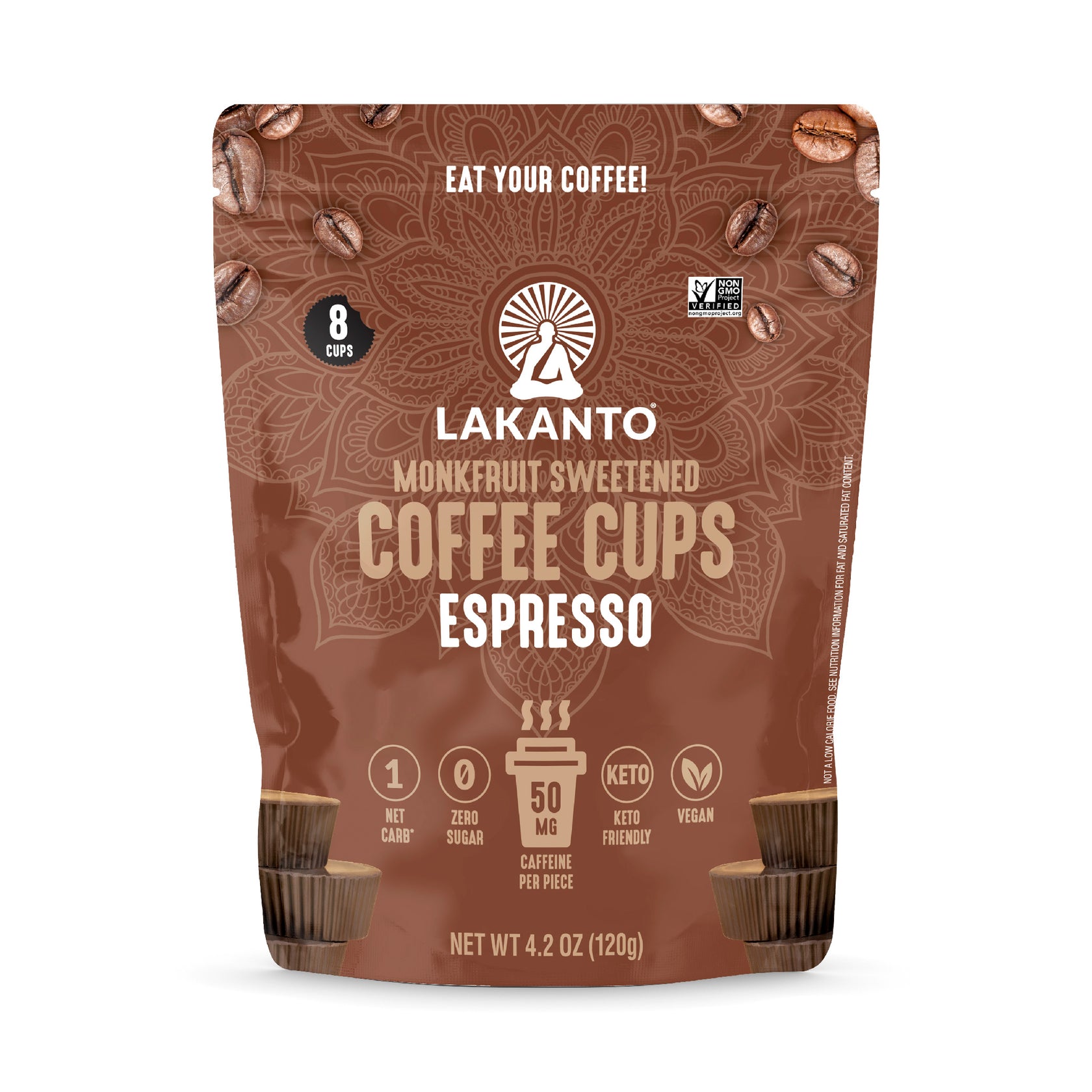 Sugar Free Edible Coffee Cups Lakanto