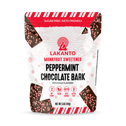 Sugar Free Peppermint Chocolate Bark